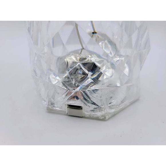 Crystal Diamond Rose Table Lamp, 16 Colors USB Charging Touch Lamp - Picture 12 of 13